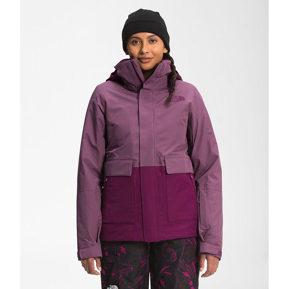 The North Face Garner Triclimate® Γυναικεια Σακάκι - Μωβ / Μαυρα (VRHQ24763)